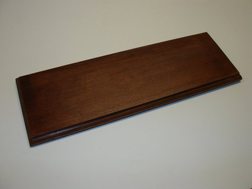 Holzsockel aus Buche-Leimholz Mahagoni 450x150 mm