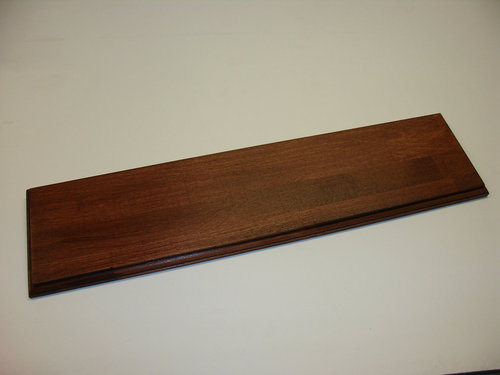 Holzsockel aus Buche-Leimholz Mahagoni 600x150 mm