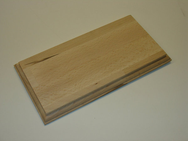 Holzsockel aus Buche-Leimholz Natur 300x150 mm