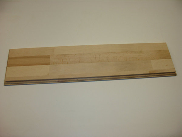 Holzsockel aus Buche-Leimholz Natur 600x150 mm